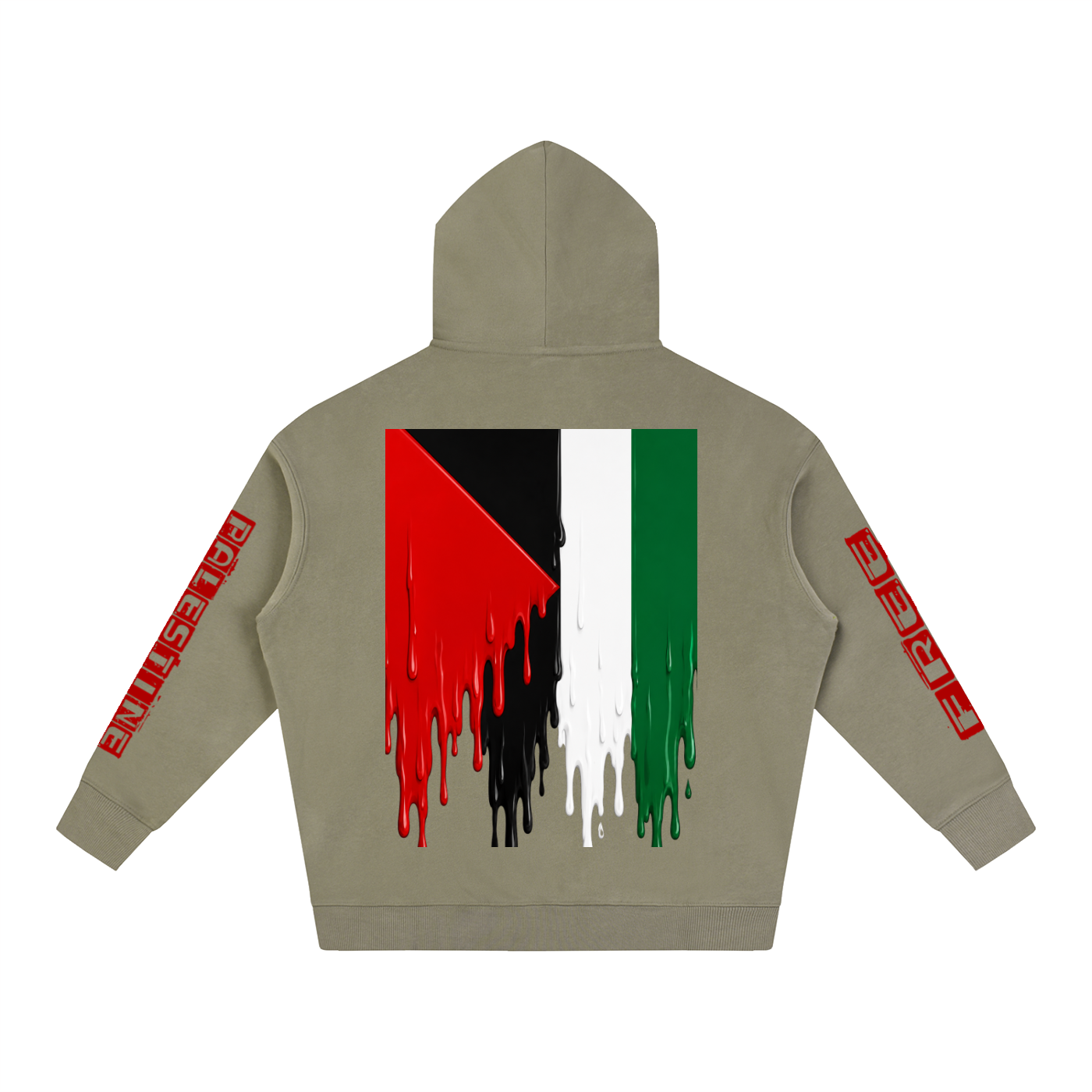 SEMO Palestine Flag Oversize Hoodie